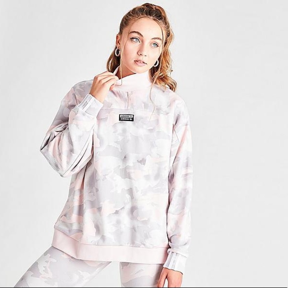 WOMEN'S ADIDAS ORIGINALS ALLOVER PRINT SWEATSHIRT